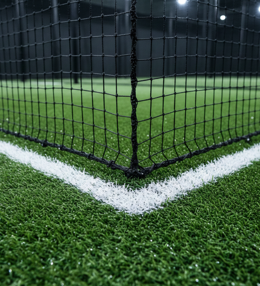 High-quality cricket turf and netting